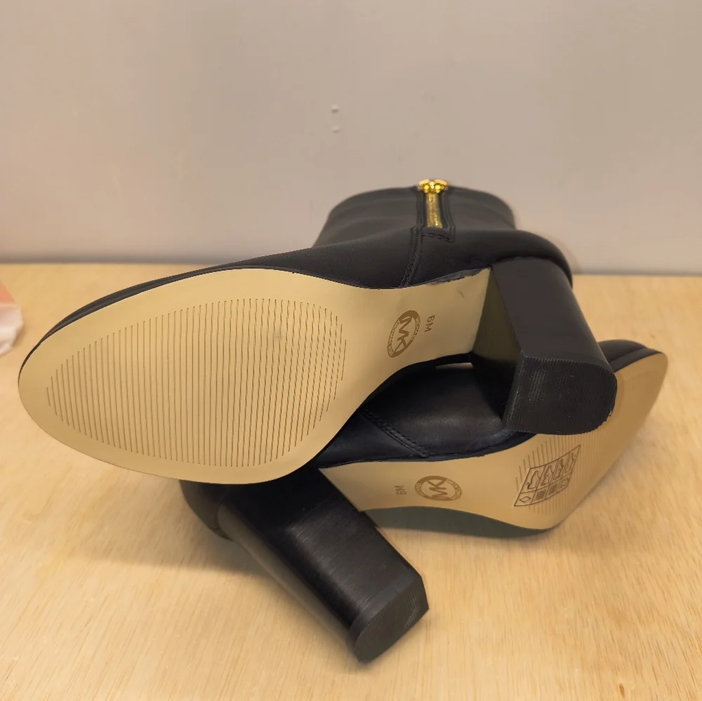 Michael Kors Black Heeled Boots - Picture 6 of 6